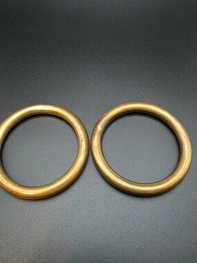 Lot of 2 National Hardware 3" ID Ring in Solid Brass